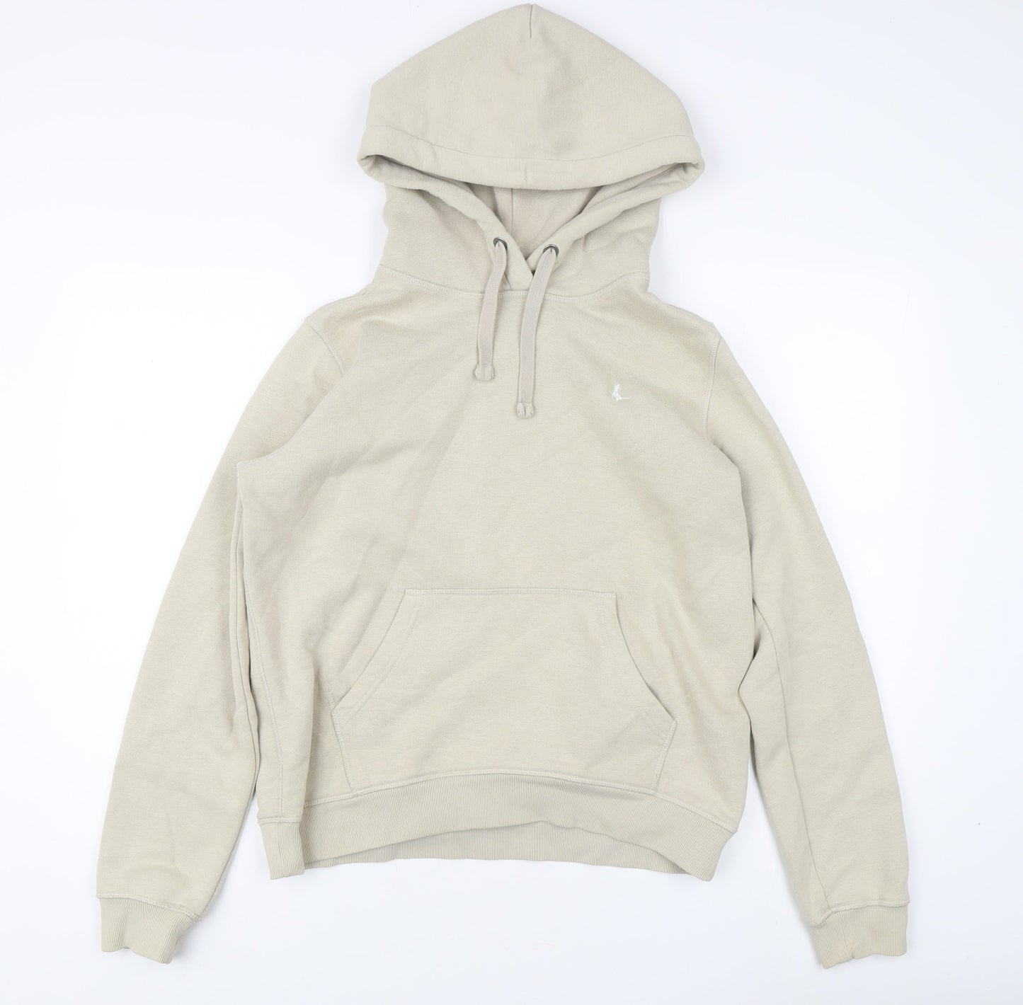Jack Wills Beige Women's Hoodie - Size 12, Casual Essential