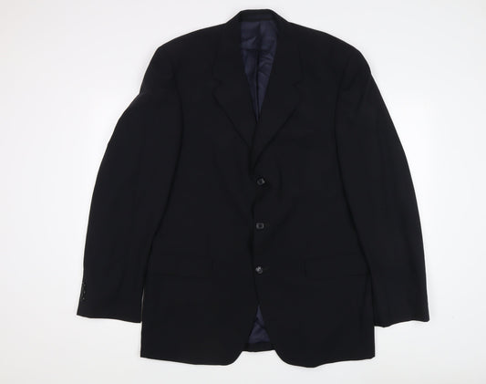Burton Menswear Men's Black Blazer, Size 42L