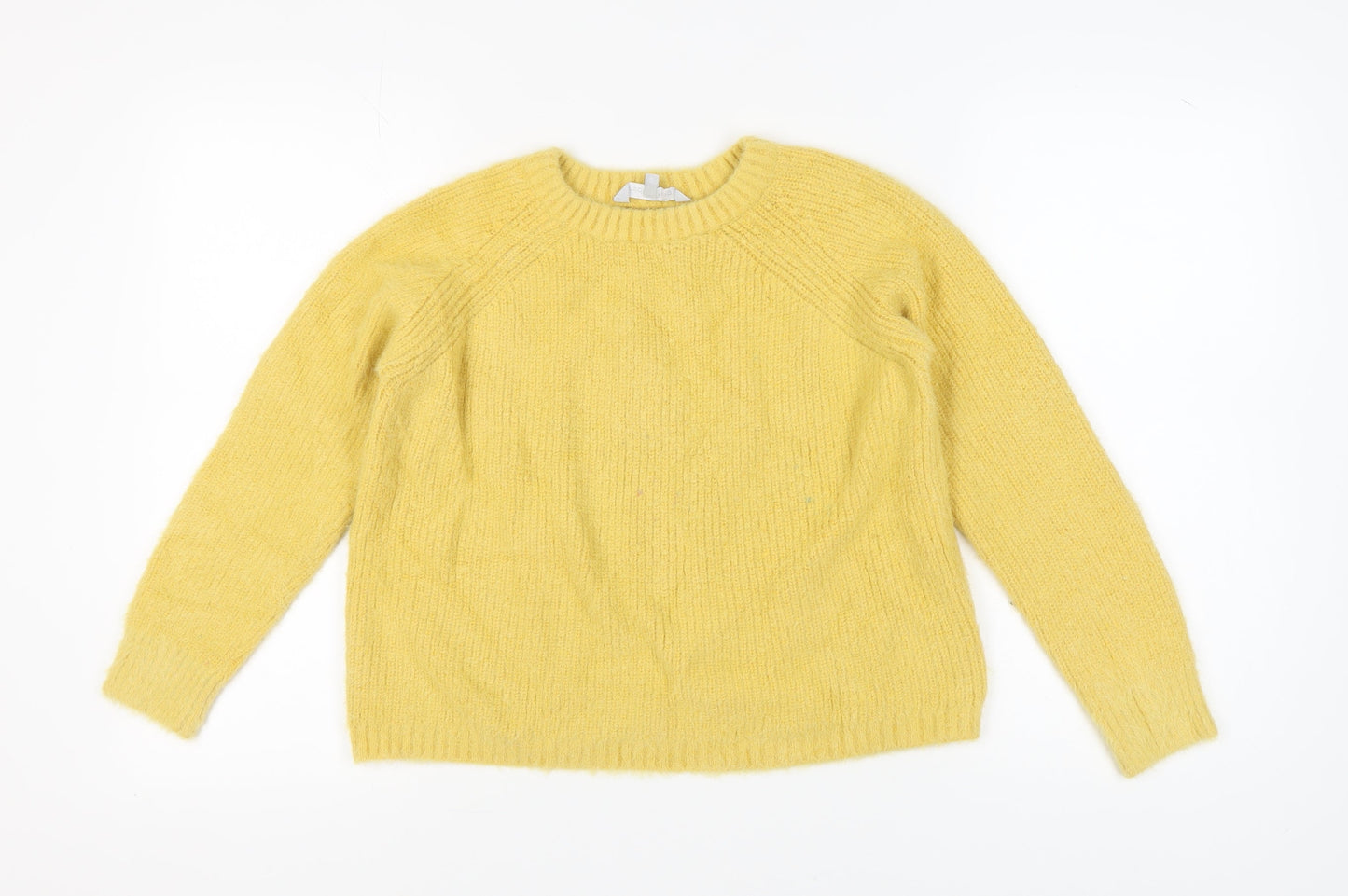 Red Herring Women's Yellow Pullover Jumper Size 12