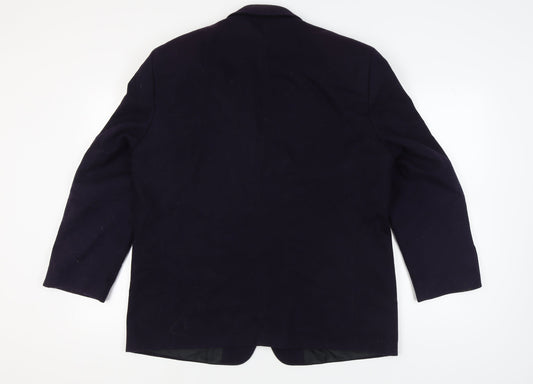 BHS Men's Purple Wool Blazer, Size 46 Regular Jacket