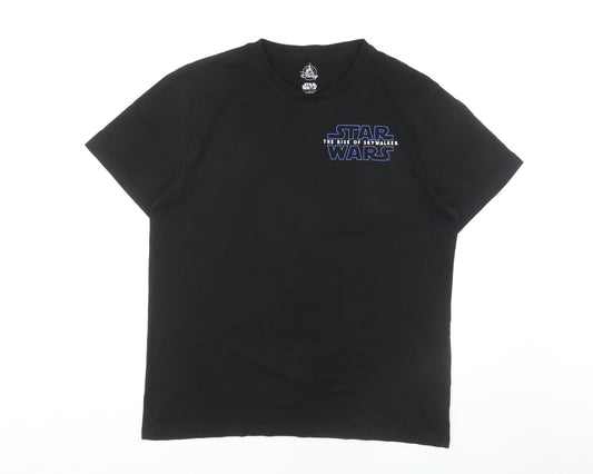 Disney Men's Black Star Wars T-Shirt L