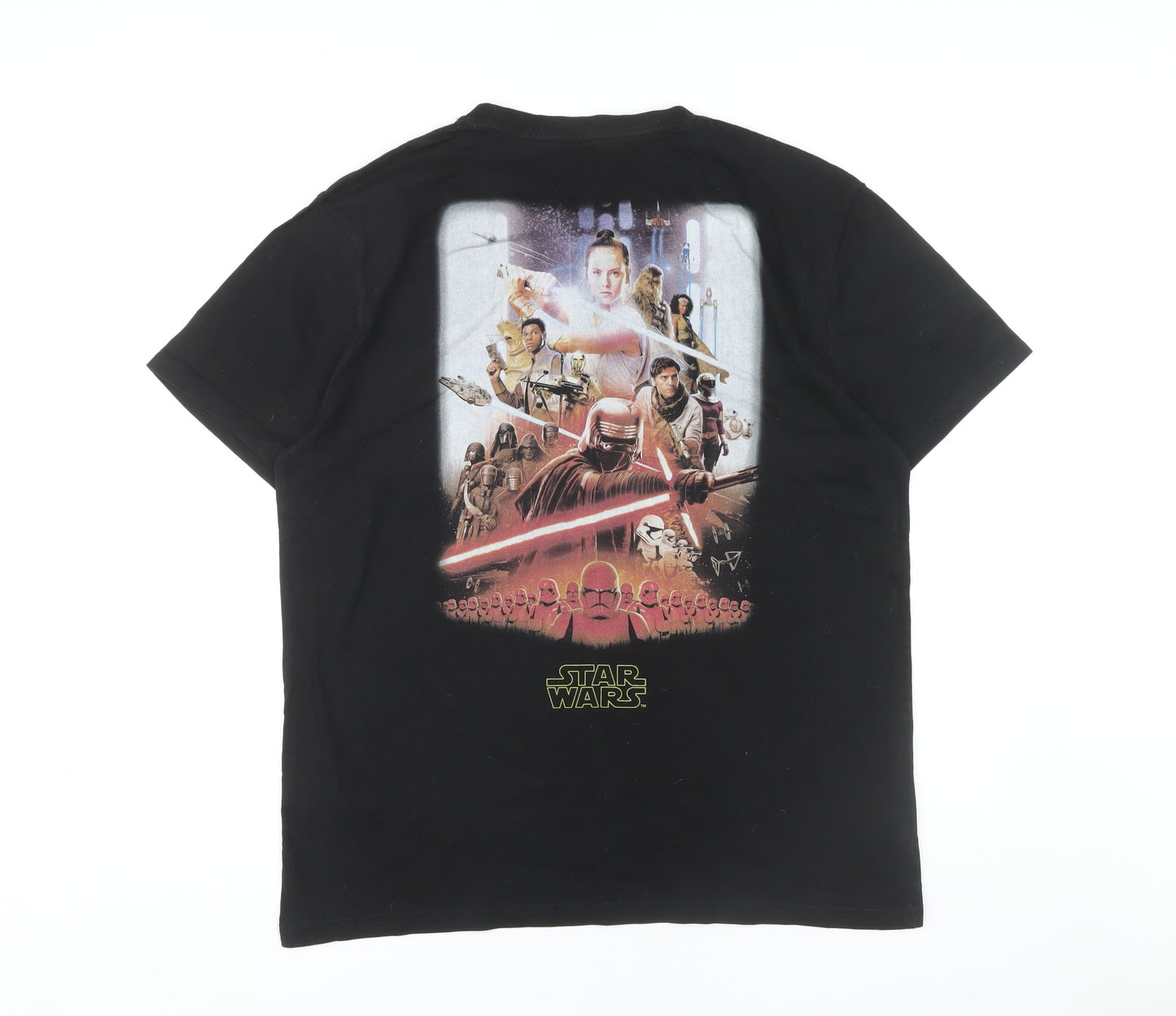 Disney Men's Black Star Wars T-Shirt L