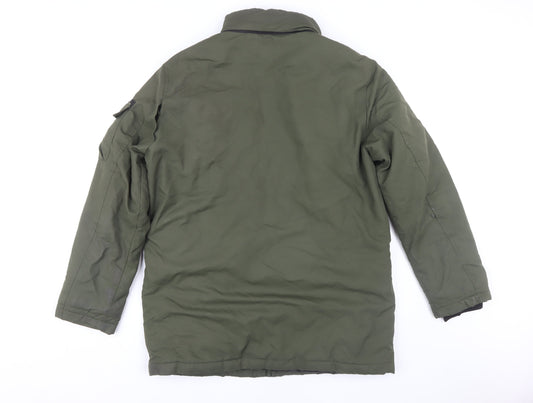Jack & Jones Men's Green Military Jacket M