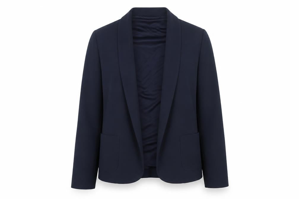Dunnes Women's Blue Blazer Size 12 Casual Style