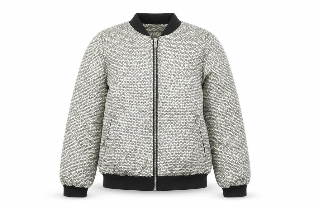 New Look Women's Gold Bomber Jacket Size 8