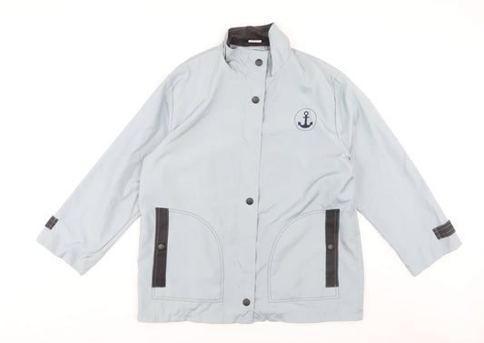 Anne de Lancay Women's Blue Nautical Jacket M