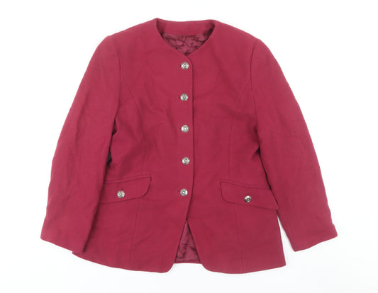 Marks and Spencer Women's Red Blazer UK 14 Classic Style