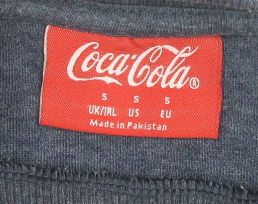 Coca-Cola Unisex Blue Pullover Christmas Sweatshirt S