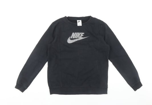 Nike Men's Black XL Pullover Logo Sweatshirt