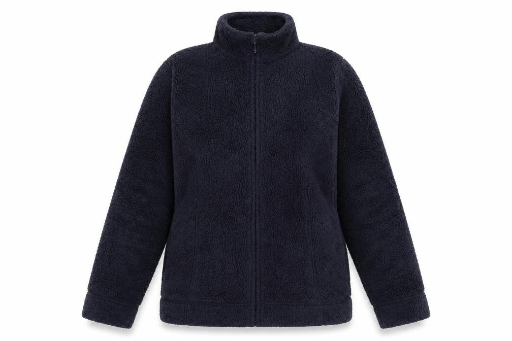 EWM Women's Blue Fleece Zip Jacket Size M