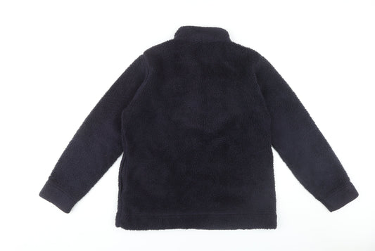 EWM Women's Blue Fleece Zip Jacket Size M