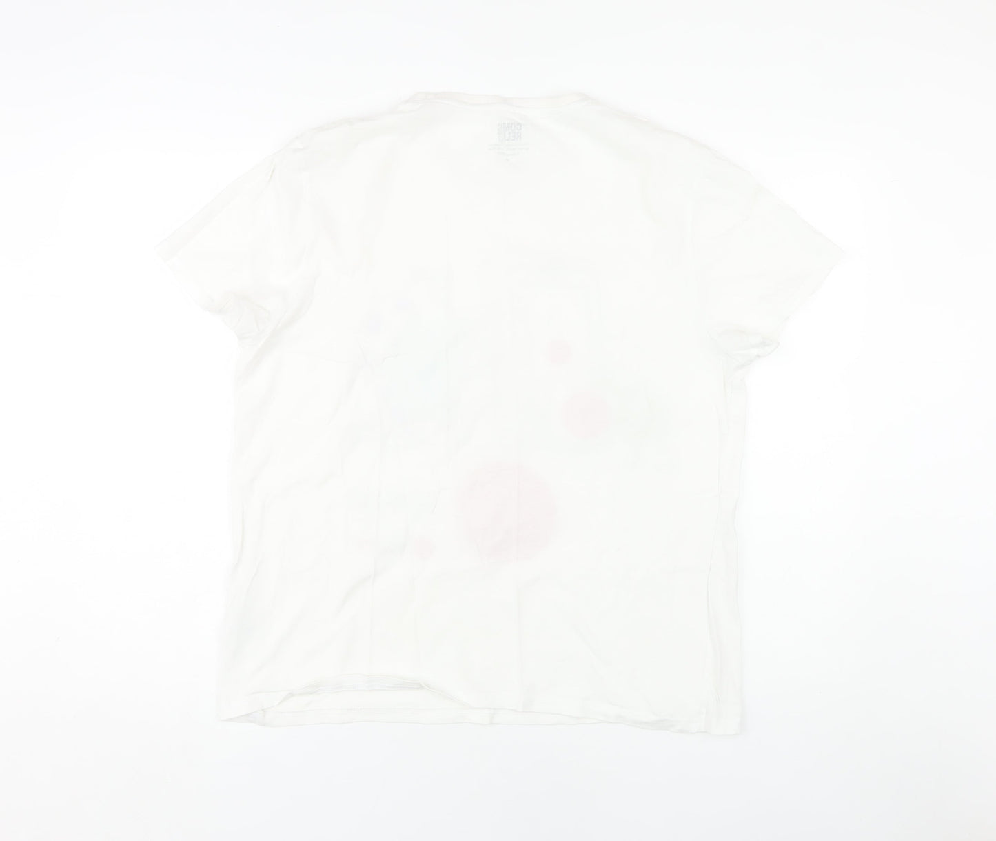 Comic Relief White T-Shirt Unisex M Cartoon