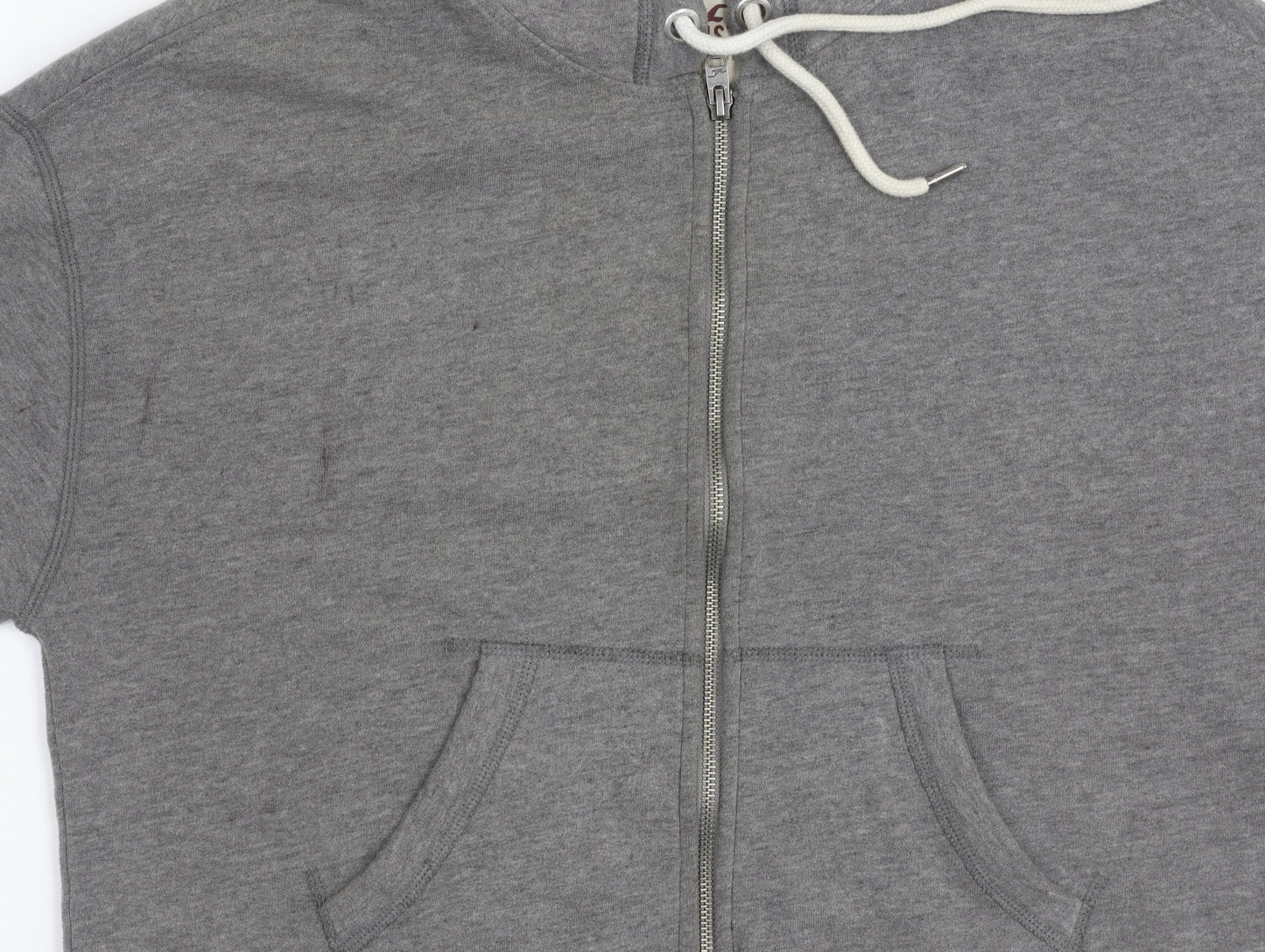 Hollister Women's Grey Cropped Jacket S