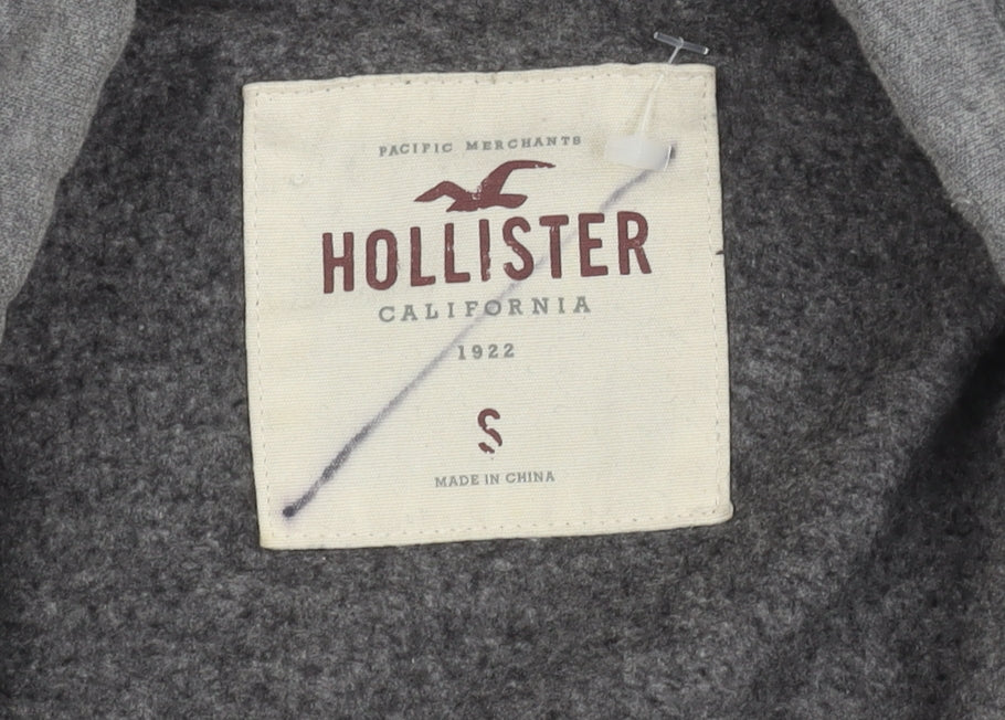 Hollister Women's Grey Cropped Jacket S