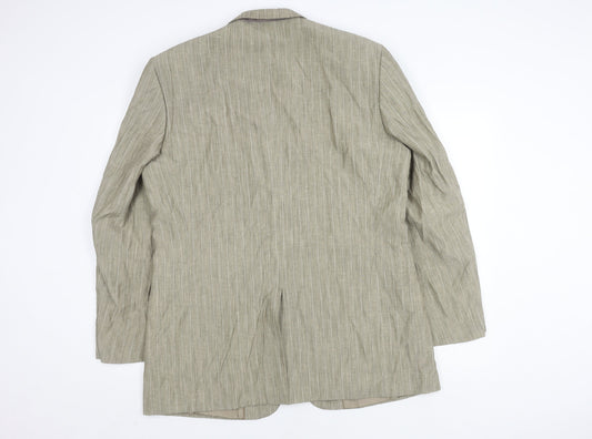 Lakeland Men's Beige 44L Blazer Jacket, Spring Classic