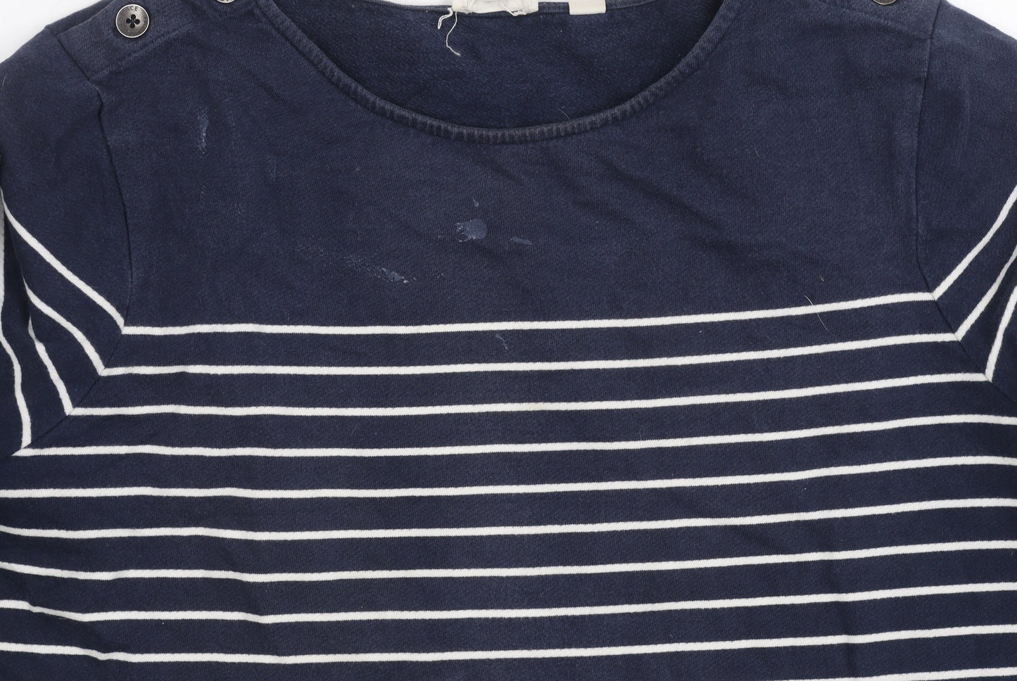FatFace Womens Navy Striped Sweatshirt UK 18