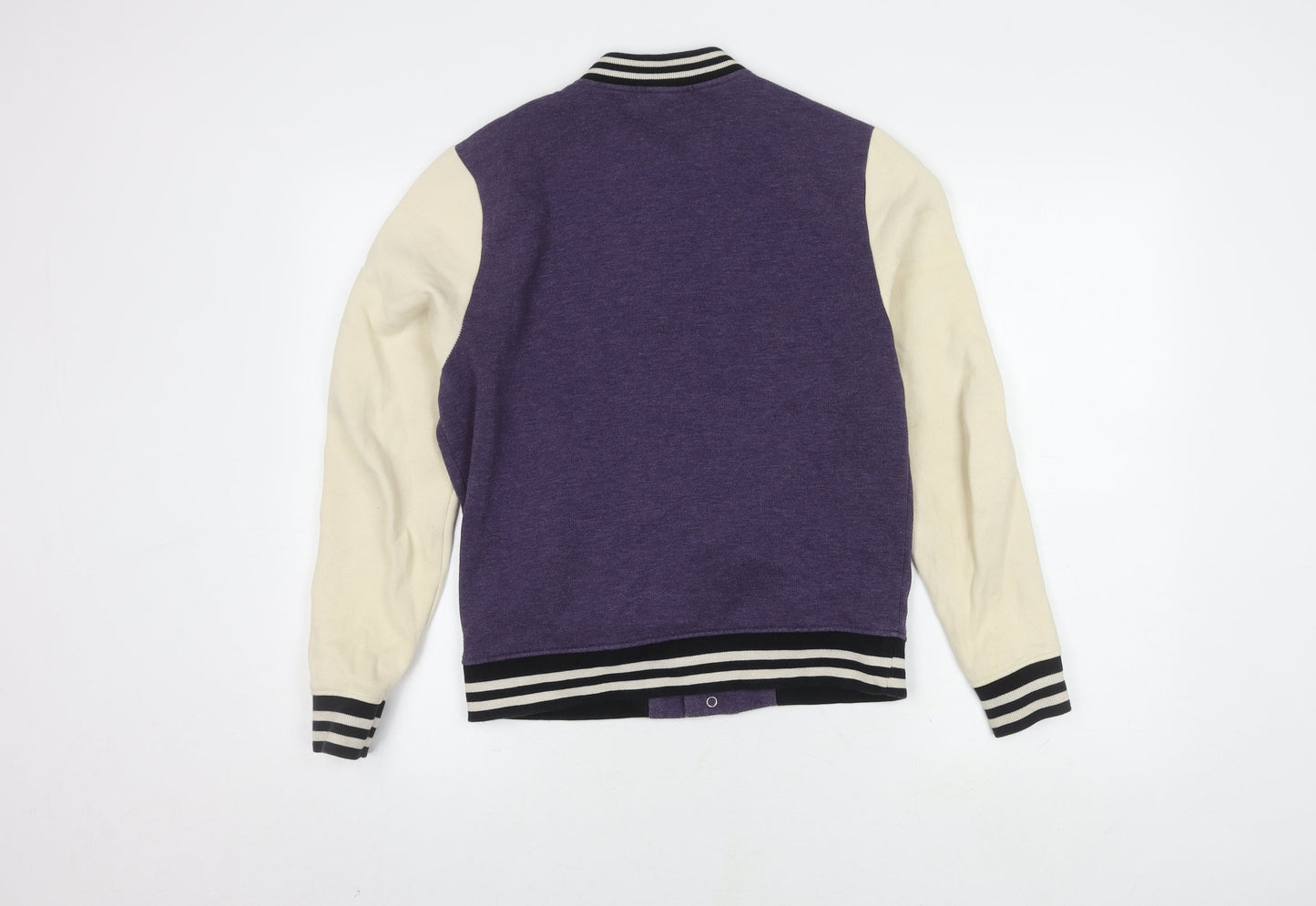 Topman Men's Purple Varsity Jacket XS Casual Style