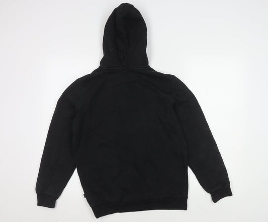 Puma Men's Black XS Pullover Hoodie with Logo