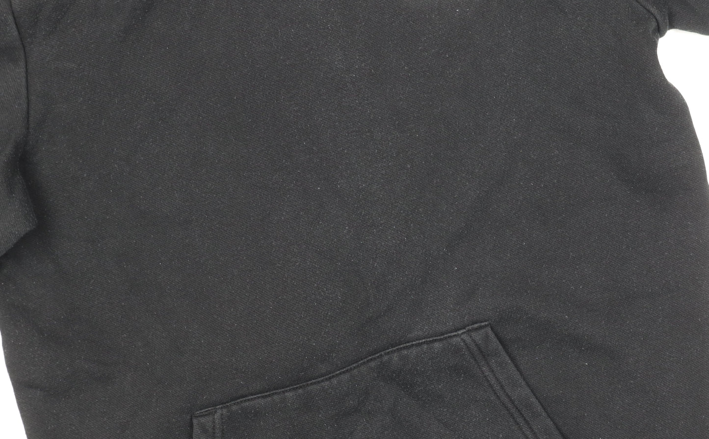 Puma Men's Black XS Pullover Hoodie with Logo