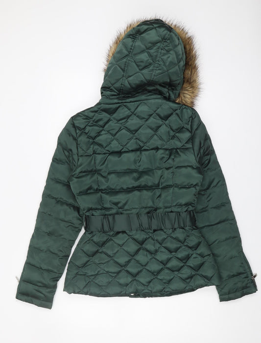 Laundry Shelli Segal Women's Green XS Puffer Jacket