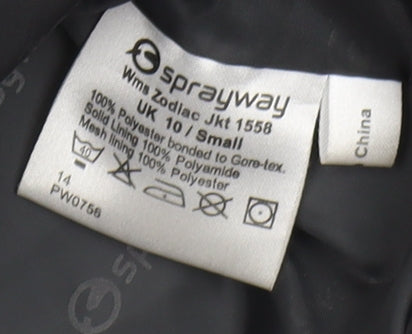 Sprayway Women's Black Parka Jacket Size 10