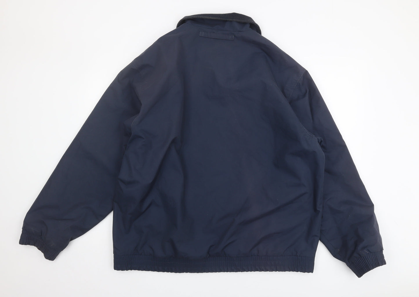 Farah Men's Blue Full Zip Basic Jacket Size L