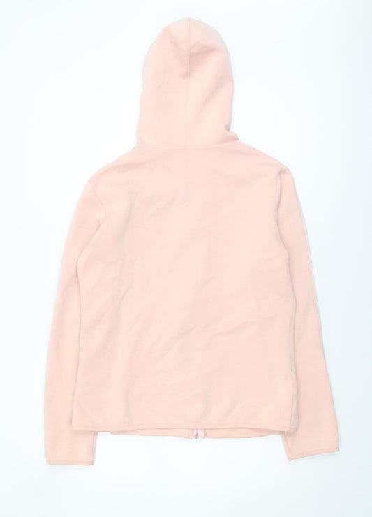 Anta Women's Pink XL Full Zip Hoodie - Casual Style