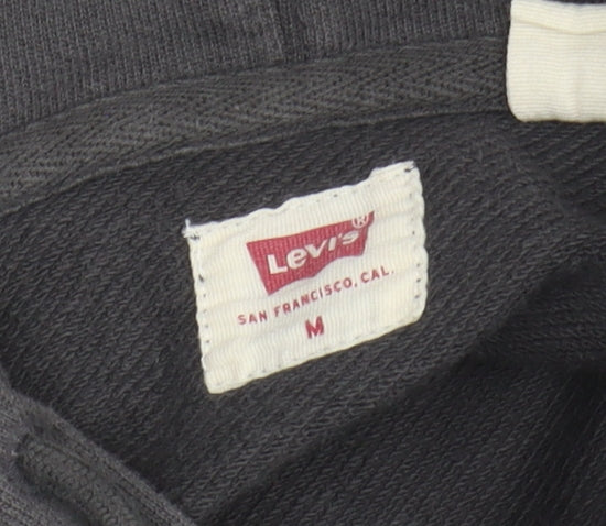 Levi's Men's Grey Pullover Hoodie, M, Casual Style