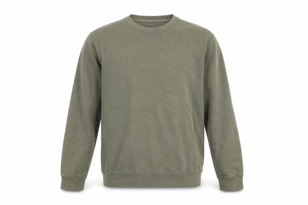 Mens UK M  Champion Green Pullover Sweatshirt