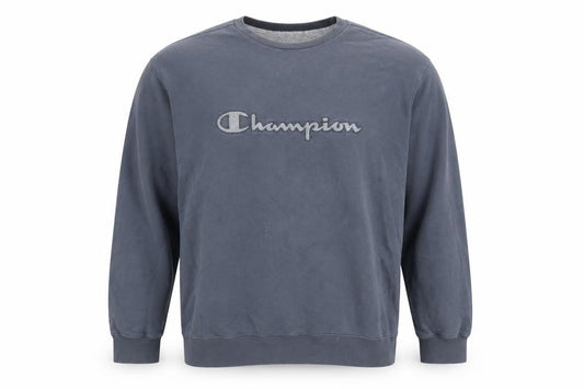 Mens UK L Regular Champion Blue Pullover Sweatshirt