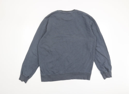 Champion Men's Blue Pullover Sweatshirt - Size L