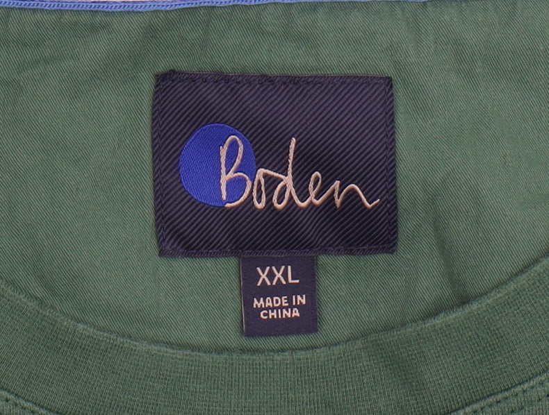 Boden Men's Green XXL Pullover Sweatshirt