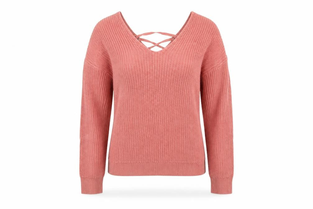 Womens UK M Relaxed Karen Millen Pink Pullover Chunky-Knit