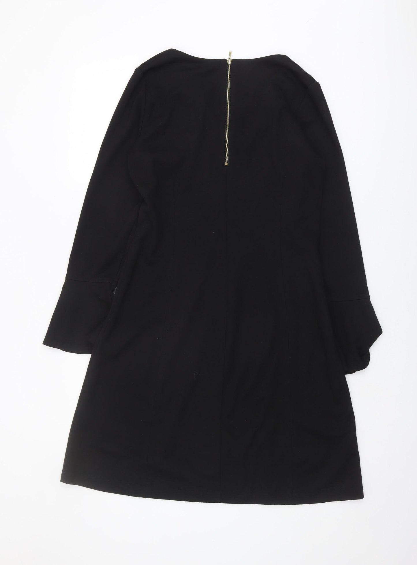 Wallis Women's Black Long Sleeve Dress, Size 10