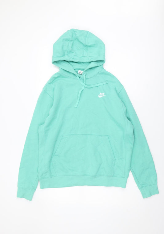 Nike Unisex Green Pullover Hoodie M