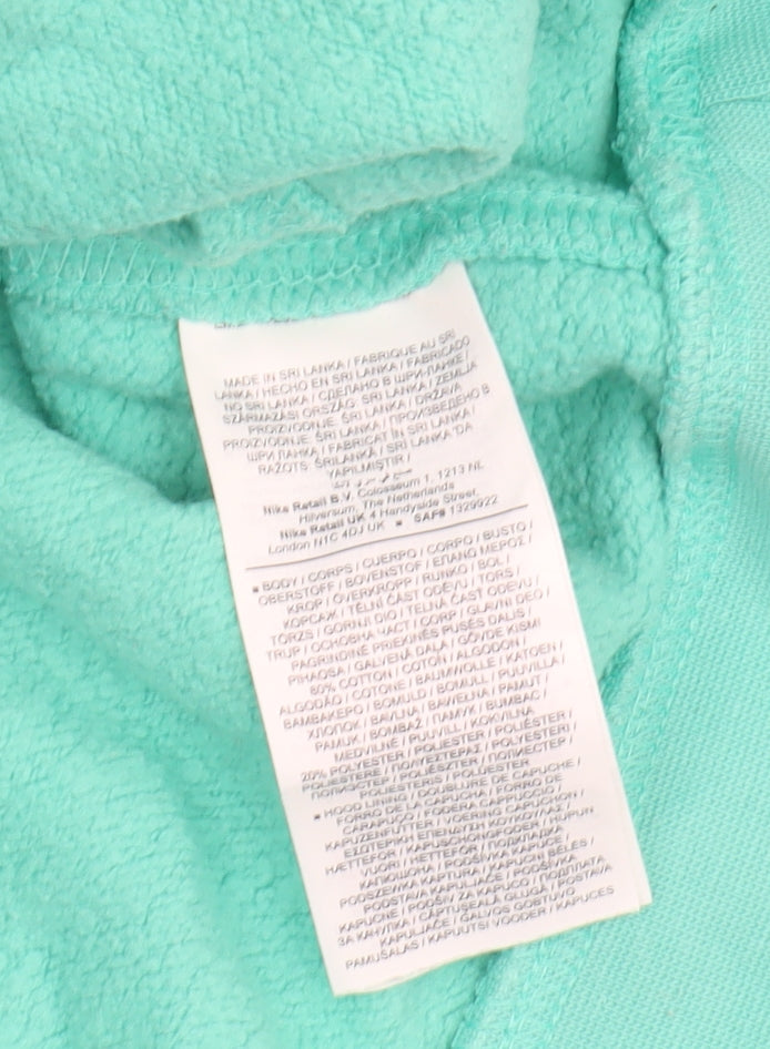 Nike Unisex Green Pullover Hoodie M