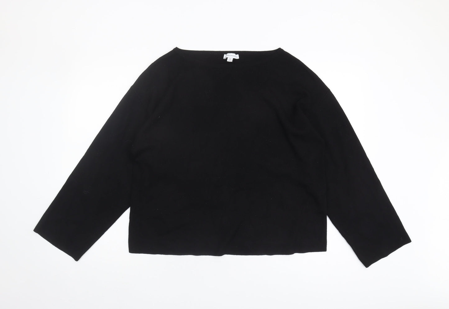 Warehouse Women's Black Pullover Jumper, Size 16