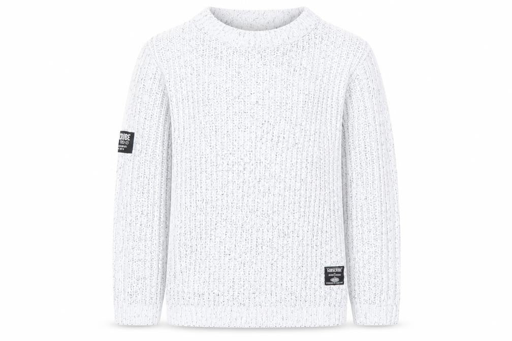 Next Boys Grey Chunky-Knit Pullover Jumper, Size 8 Years