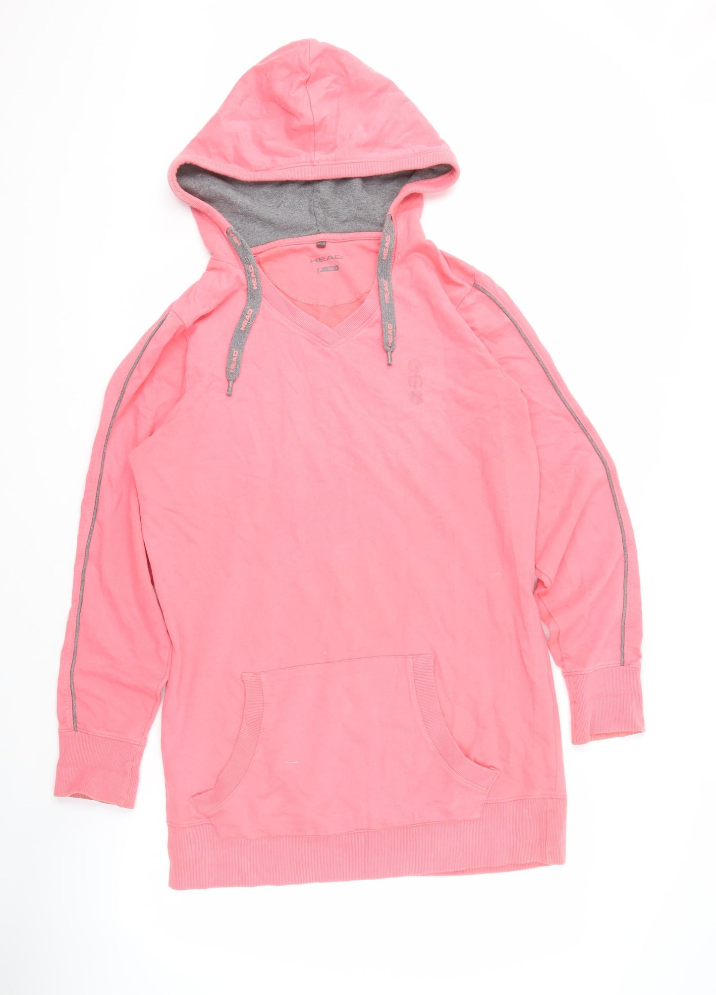 Head Women’s Pink Cotton Pullover Hoodie Size 14
