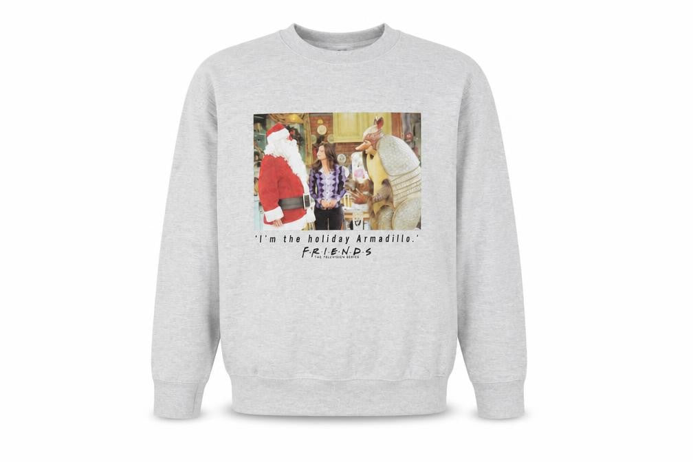 Mens UK 8/10  Friends Grey Pullover Sweatshirt