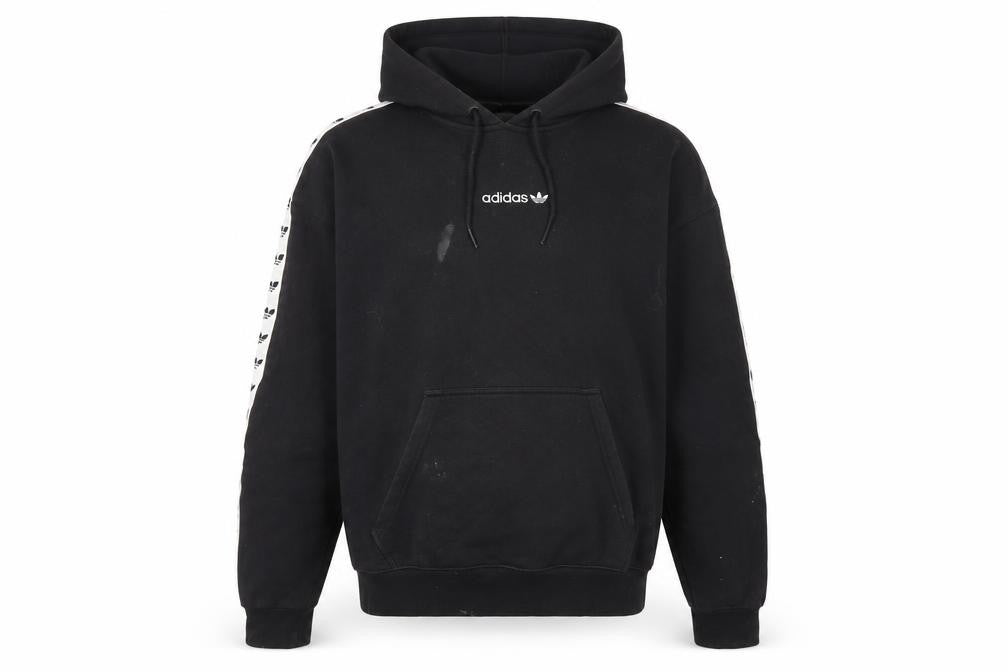 Mens UK M Regular adidas Black Pullover Hoodie