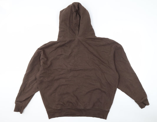 Good For Nothing Brown Pullover Hoodie, Size S, Unisex