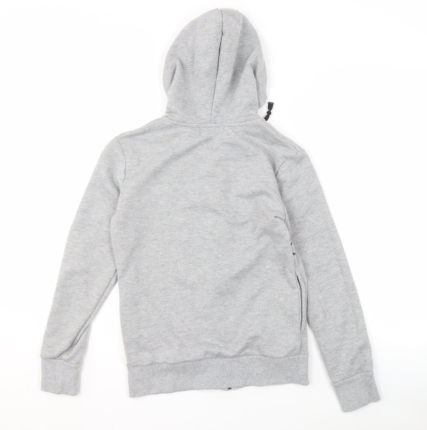 Disney Women's Grey S Minnie Mouse Full Zip Hoodie