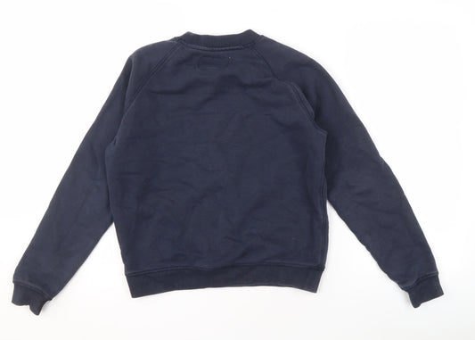 Jack Wills Women Navy Blue Pullover Sweatshirt Size 6