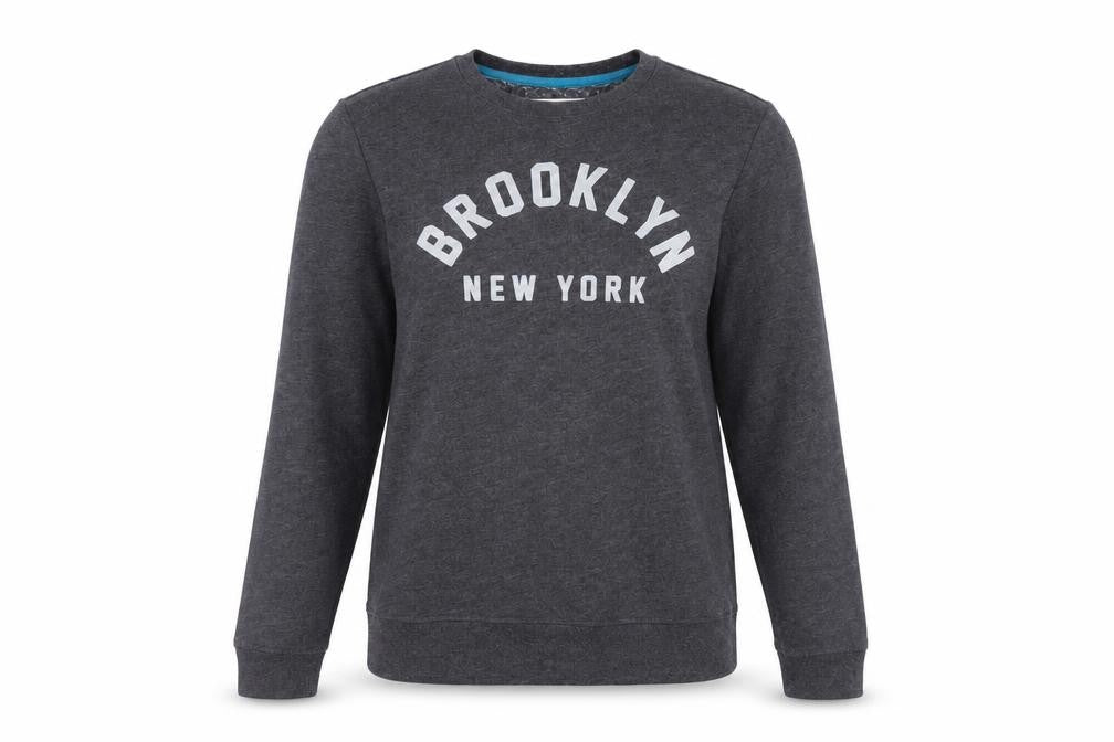 Brooklyn Womens Industries Grey Logo Sweatshirt XS