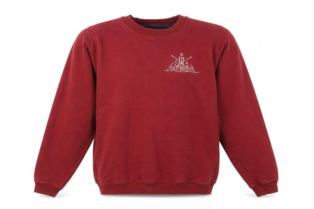 EWM Womens Red Pullover Sweatshirt S Casual