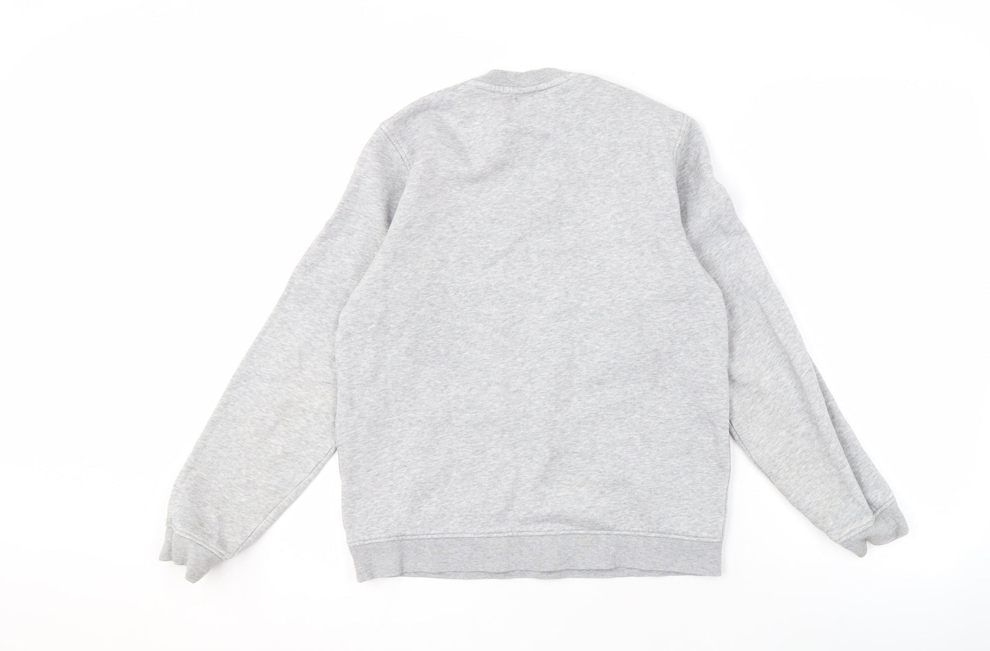 Lacoste Boys Grey Pullover Sweatshirt - Size 14, Logo, Crew Neck