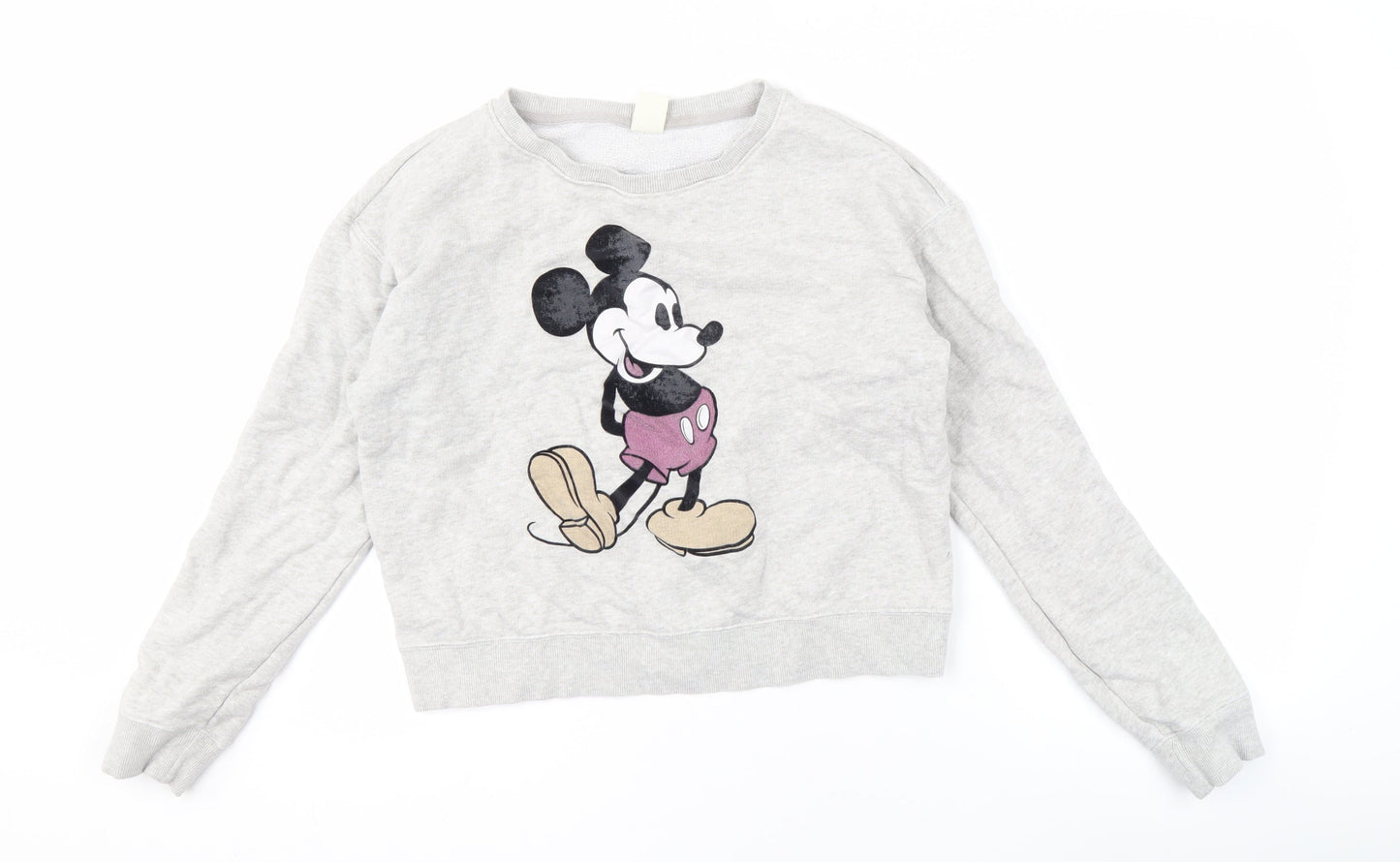 Disney Women's Grey Pullover Sweatshirt, S, Casual