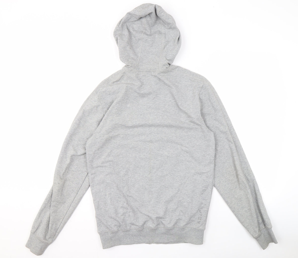 Back view of Antony Morato Men's Grey Full Zip Hoodie, size M
