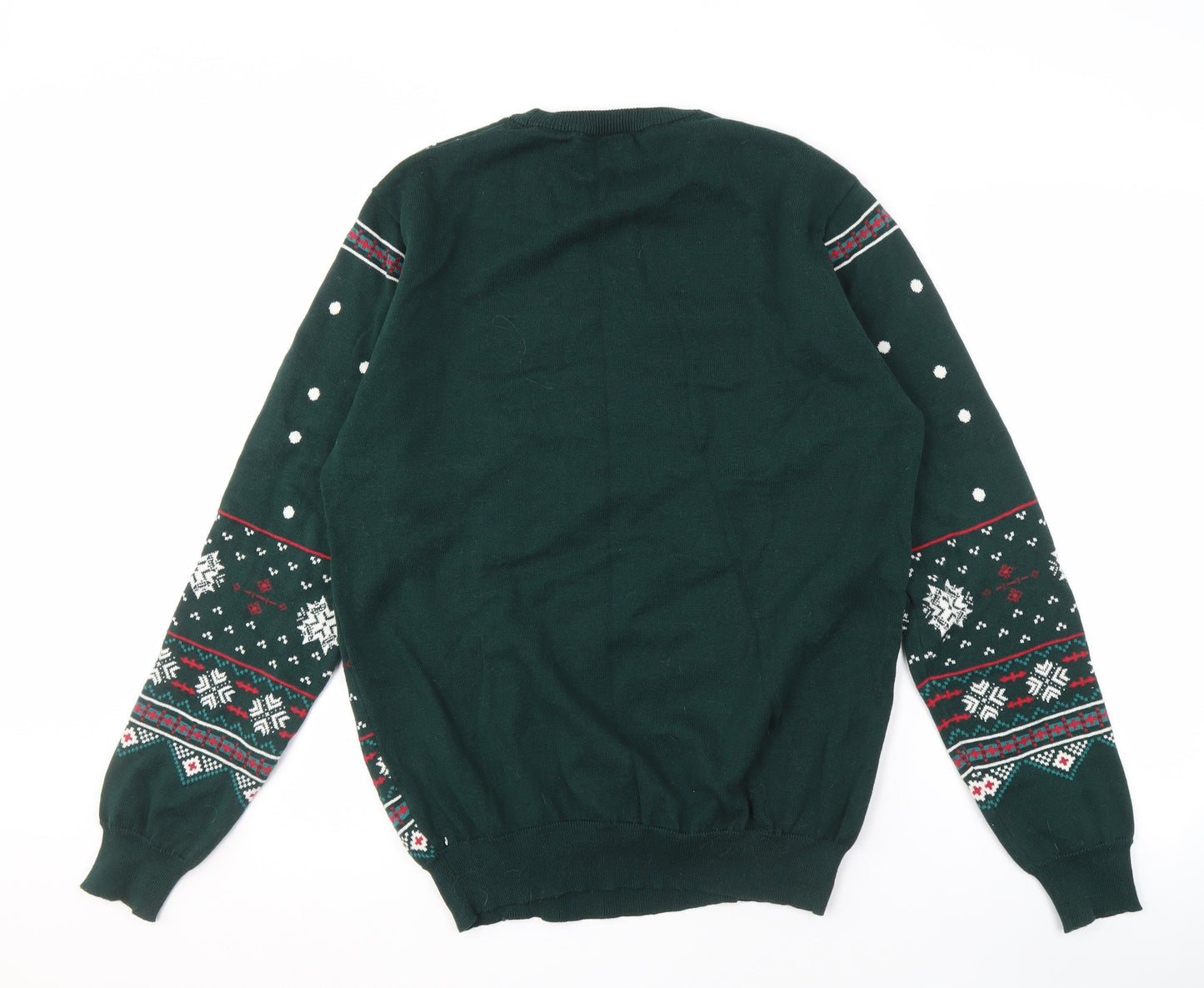 Star Wars Men’s Green Christmas Jumper, Size L